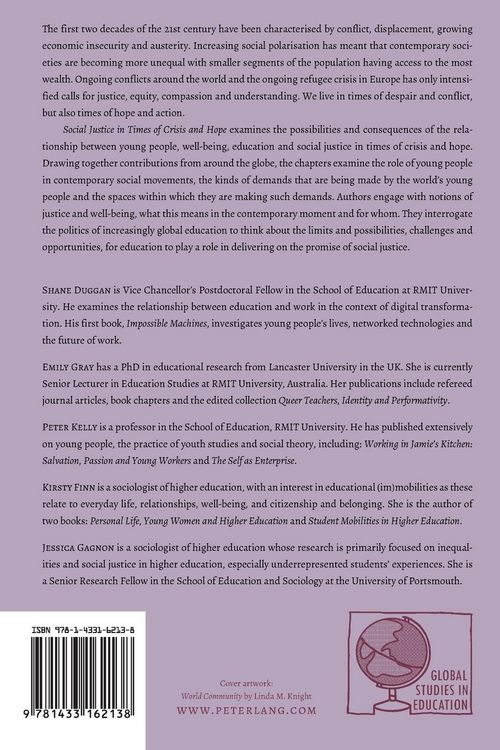 Produktbild: Social Justice in Times of Crisis and Hope