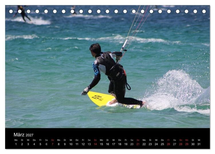 Produktbild: Tarifa - Andalusien (Tischkalender 2027 DIN A5 quer), CALVENDO Monatskalender