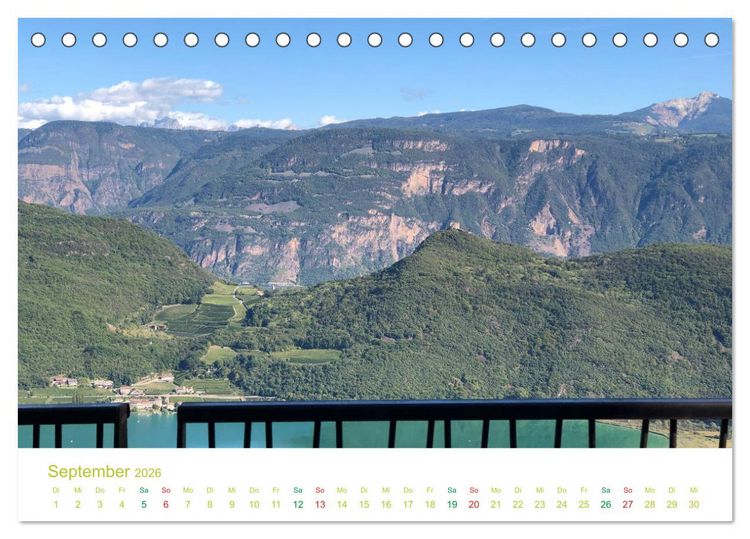 Produktbild: Der Kalterer See - Sch&ouml;nheit in S&uuml;dtirols S&uuml;den (Tischkalender 2026 DIN A5 quer), CALVENDO Monatskalender