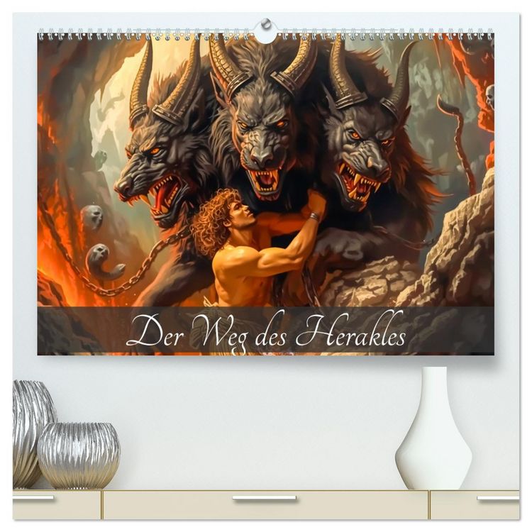 Produktbild: Der Weg des Herakles (hochwertiger Premium Wandkalender 2027 DIN A2 quer), Kunstdruck in Hochglanz