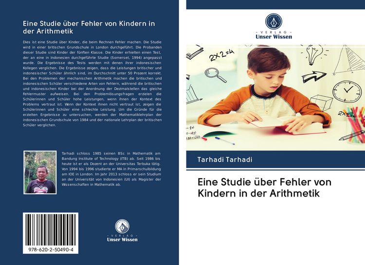 Produktbild: Eine Studie &uuml;ber Fehler von Kindern in der Arithmetik
