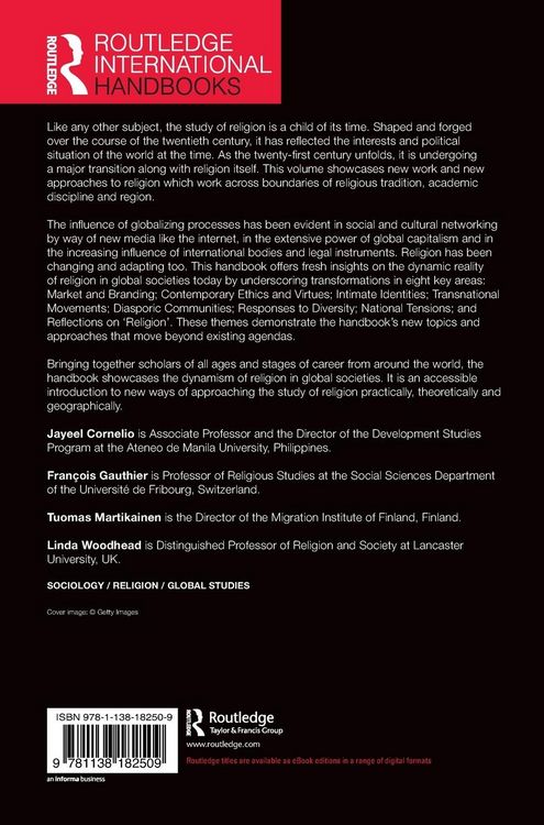 Produktbild: Routledge International Handbook of Religion in Global Society
