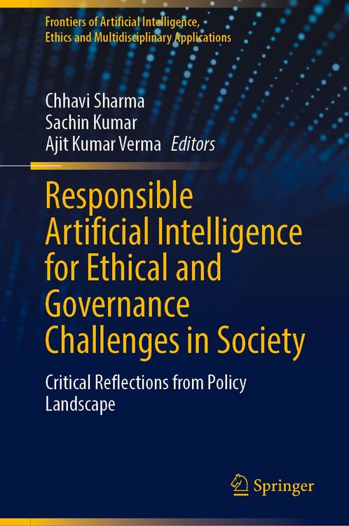 Produktbild: Responsible Artificial Intelligence for Ethical and Governance Challenges in Society