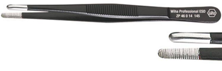 Produktbild: Wiha 32343 ESD Pinzette Stumpf 145mm