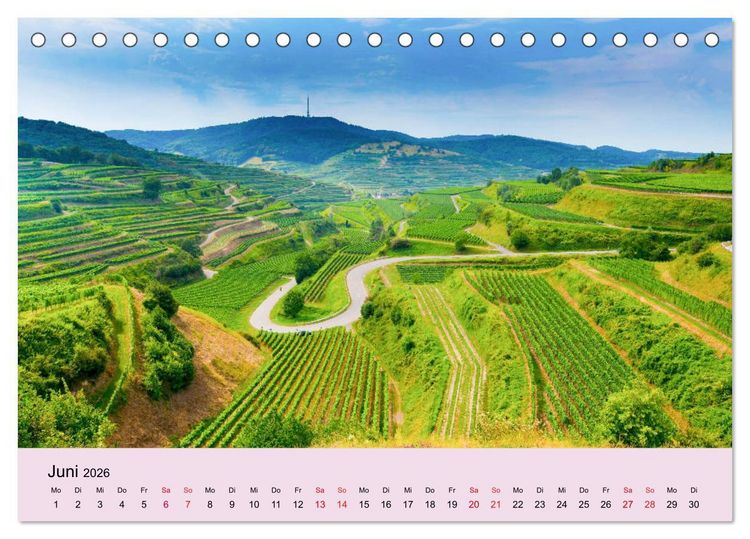 Produktbild: Augenblicke im Kaiserstuhl (Tischkalender 2026 DIN A5 quer), CALVENDO Monatskalender