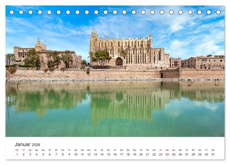 Produktbild: Mallorca Traumhafte Insel (Tischkalender 2026 DIN A5 quer), CALVENDO Monatskalender