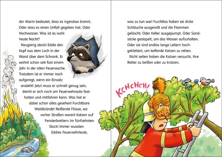 Produktbild: Die Tier-Feuerwehr (Band 1) - Ein Waschb&auml;r greift ein