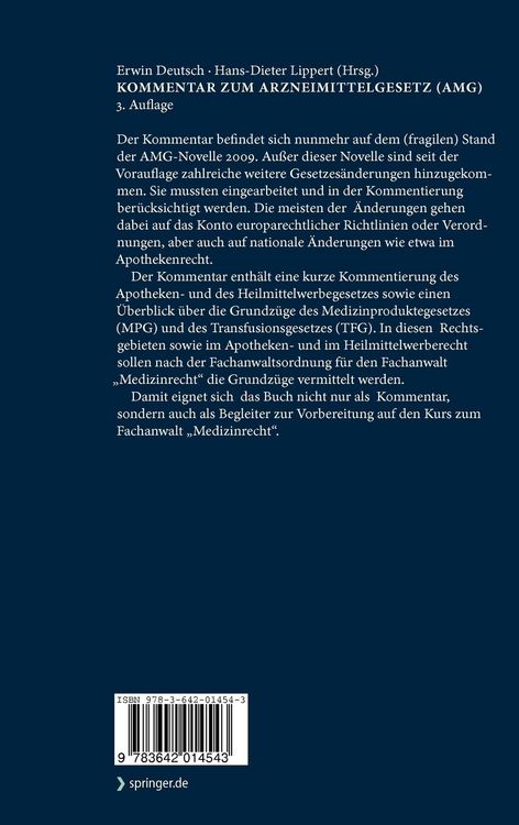 Produktbild: Kommentar zum Arzneimittelgesetz (AMG)
