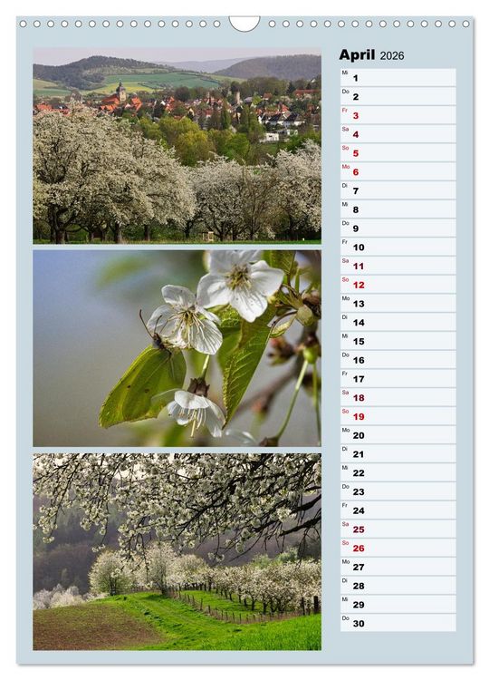 Produktbild: Harmonie der Farben in Landschaft und Natur (Wandkalender 2026 DIN A3 hoch), CALVENDO Monatskalender