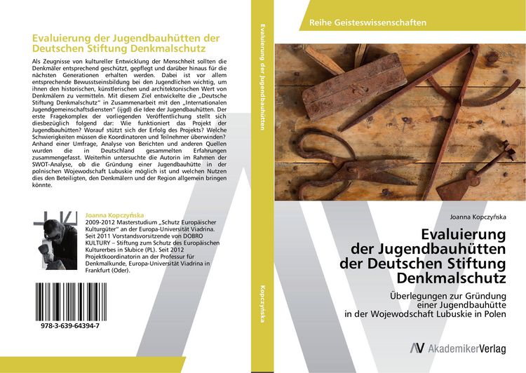 Produktbild: Evaluierung der Jugendbauh&uuml;tten der Deutschen Stiftung Denkmalschutz