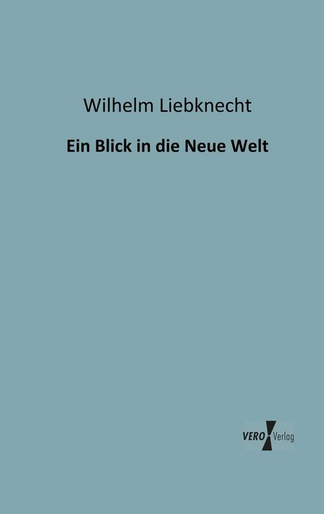 Produktbild: Ein Blick in die Neue Welt
