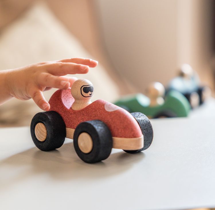 Produktbild: E-Cork Racer, red - Schiebefahrzeug