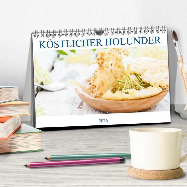 Produktbild: K&ouml;stlicher Holunder (Tischkalender 2026 DIN A5 quer), CALVENDO Monatskalender