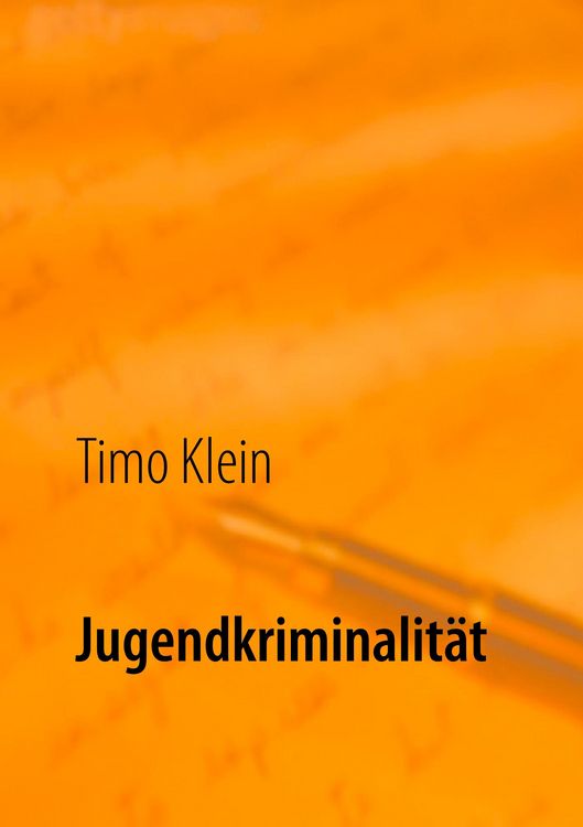 Produktbild: Jugendkriminalit&auml;t