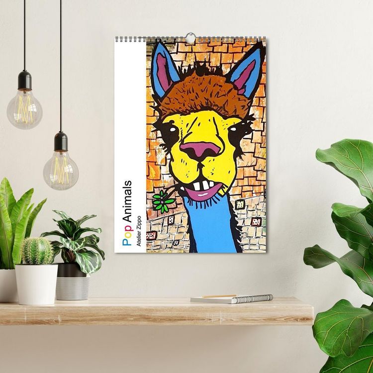 Produktbild: Pop Art Animals - Atelier Zippo (Wandkalender 2026 DIN A3 hoch), CALVENDO Monatskalender