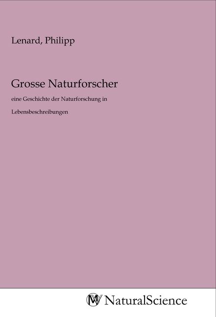 Produktbild: Grosse Naturforscher