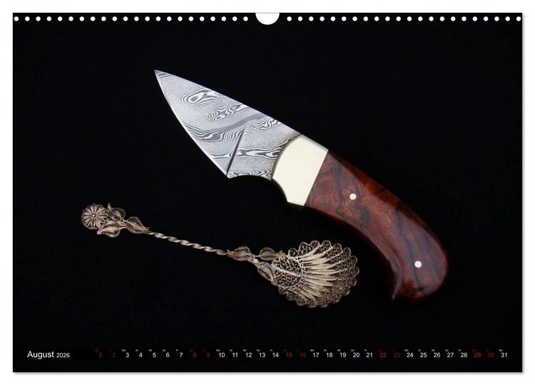 Produktbild: Damaszener - Messerscharf (Wandkalender 2026 DIN A3 quer), CALVENDO Monatskalender