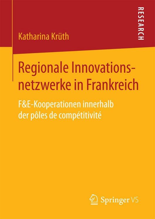 Produktbild: Regionale Innovationsnetzwerke in Frankreich