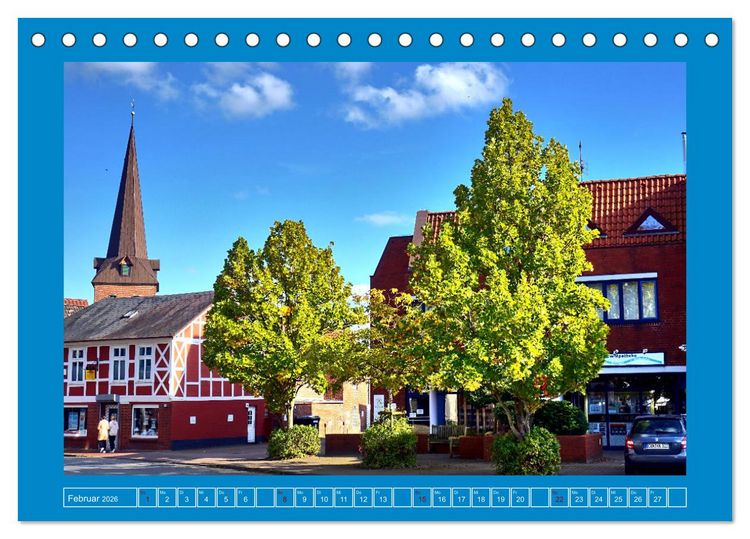 Produktbild: 625 Jahre Otterndorf - Gr&uuml;ne Stadt am Meer (Tischkalender 2026 DIN A5 quer), CALVENDO Monatskalender