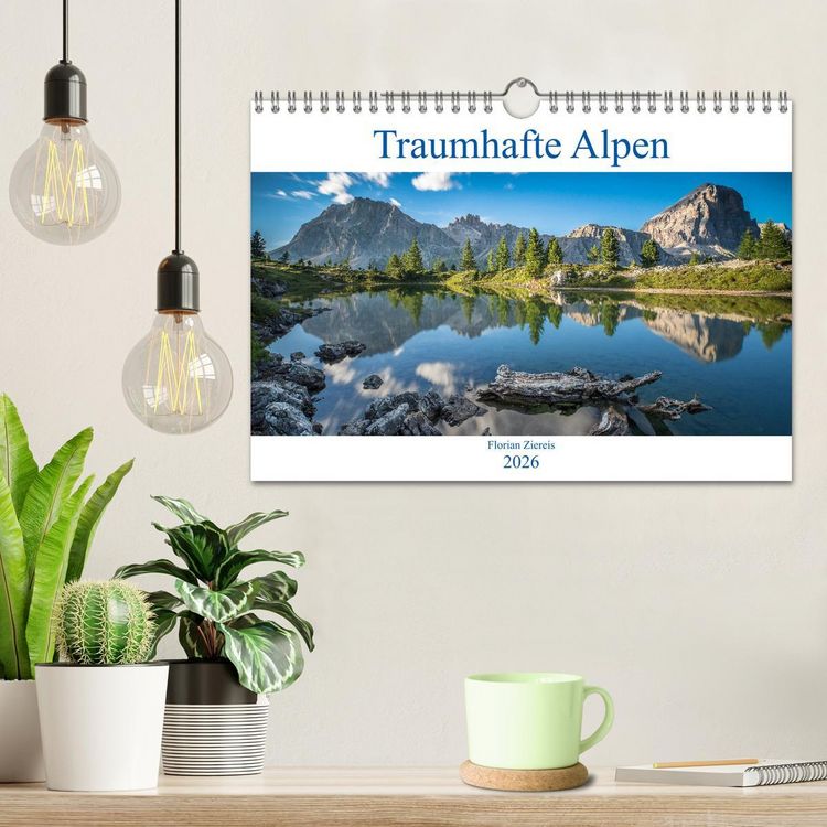 Produktbild: Traumhafte Alpen (Wandkalender 2026 DIN A4 quer), CALVENDO Monatskalender