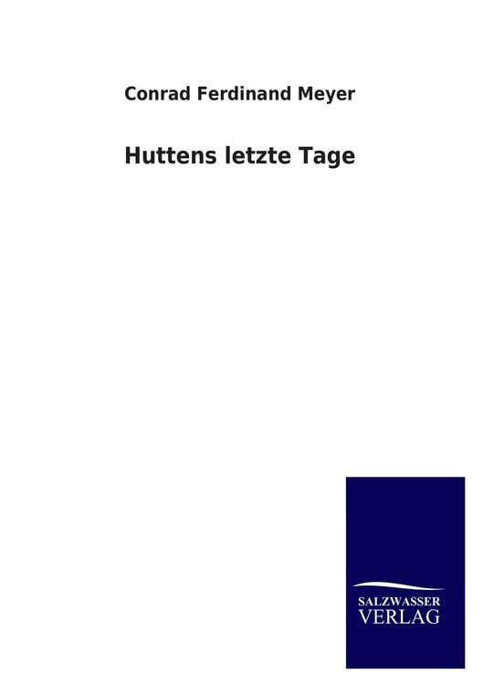 Produktbild: Huttens letzte Tage