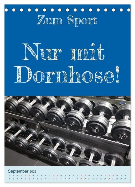 Produktbild: Ni schw&auml;bborn! Mundart und Dialekt Kalender Sachsen (Tischkalender 2026 DIN A5 hoch), CALVENDO Monatskalender
