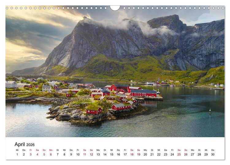 Produktbild: Norwegen im Sp&auml;tsommer (Wandkalender 2026 DIN A3 quer), CALVENDO Monatskalender
