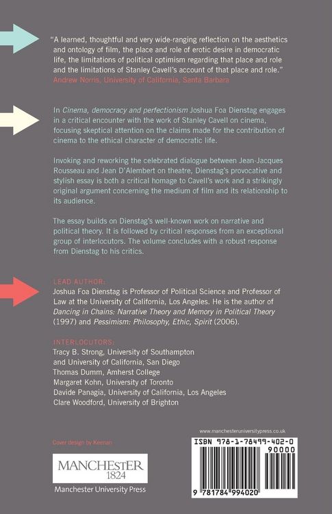 Produktbild: Cinema, democracy and perfectionism