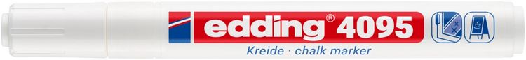 Produktbild: edding 4095 Kreidemarker Window Marker 2-3mm wei&szlig;
