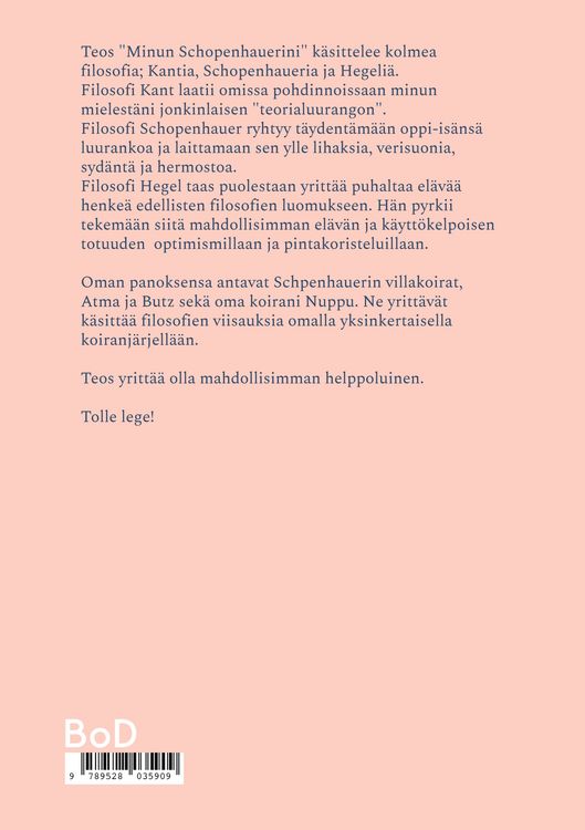 Produktbild: Minun Schopenhauerini