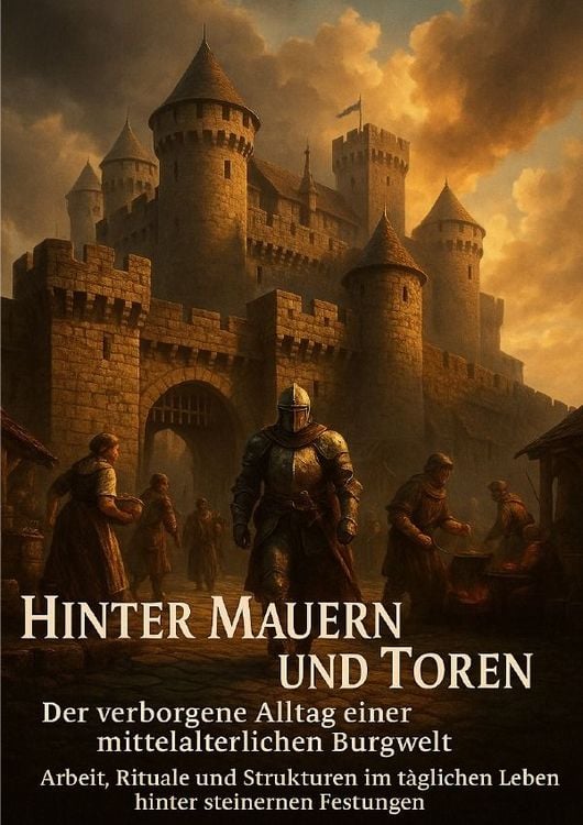 Produktbild: Hinter Mauern und Toren: Der verborgene Alltag einer mittelalterlichen Burgwelt