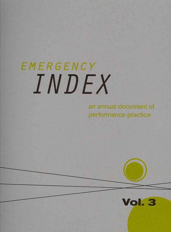 Produktbild: Emergency Index Vol. 3