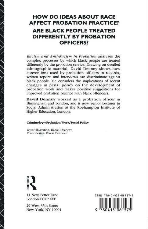 Produktbild: Racism and Anti-Racism in Probation
