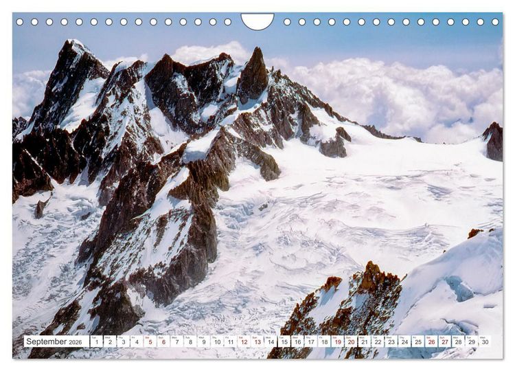 Produktbild: A trip to the roof of Europe. The Mont-Blanc massiv (Wall Calendar 2026 DIN A4 landscape), CALVENDO 12 Month Wall Calendar
