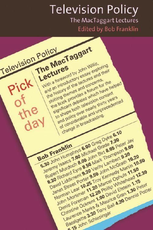 Produktbild: Television Policy