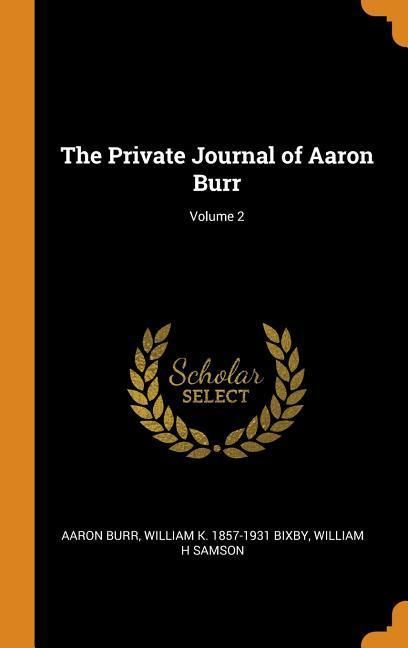 Produktbild: Private Journal Of Aaron Burr