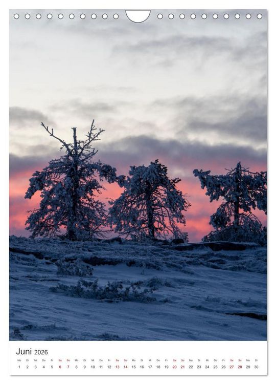 Produktbild: Winter in Lappland - Bezaubernde Sch&ouml;nheit (Wandkalender 2026 DIN A4 hoch), CALVENDO Monatskalender