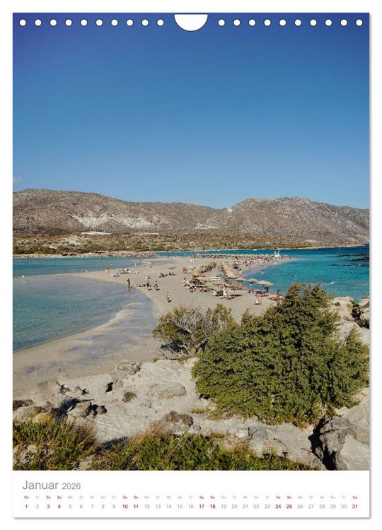 Produktbild: Kreta (Wandkalender 2026 DIN A4 hoch), CALVENDO Monatskalender