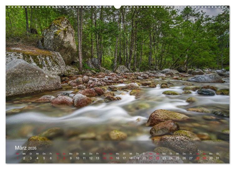 Produktbild: Korsika - Faszinierende Landschaften (hochwertiger Premium Wandkalender 2026 DIN A2 quer), Kunstdruck in Hochglanz