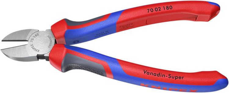 Produktbild: Knipex 70 02 180 Werkstatt Seitenschneider mit Facette 180mm