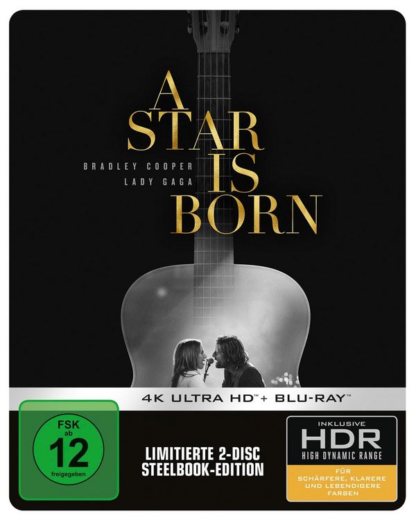Produktbild: A Star Is Born - Steelbook (4K Ultra HD+Blu-ray)