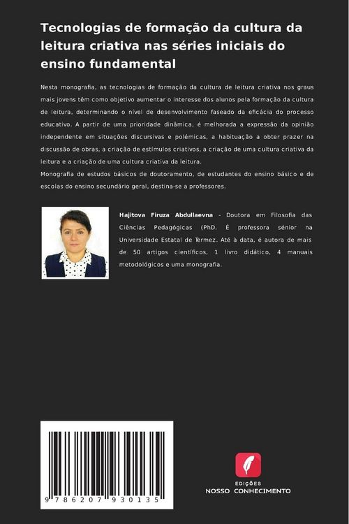 Produktbild: Tecnologias de forma&ccedil;&atilde;o da cultura da leitura criativa nas s&eacute;ries iniciais do ensino fundamental