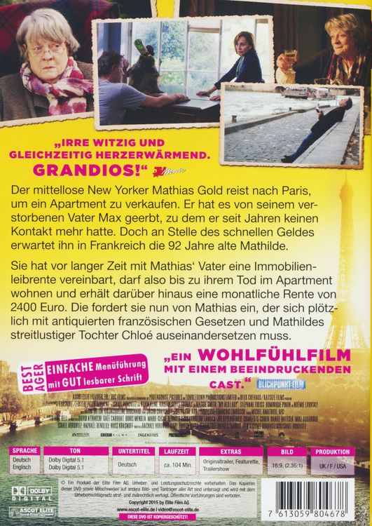 Produktbild: My Old Lady - Eine Erbschaft in Paris