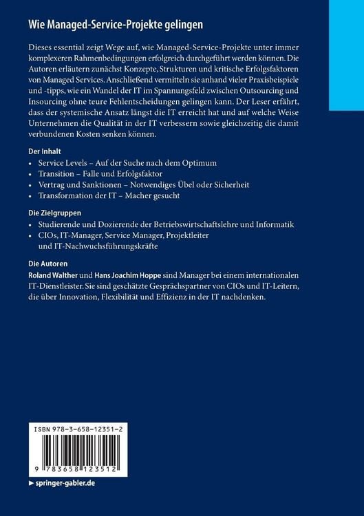 Produktbild: Wie Managed-Service-Projekte gelingen