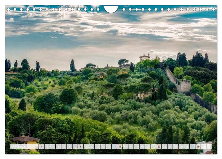 Produktbild: Italienisches Stadtgefl&uuml;ster, Rom - Mailand - Florenz (Wandkalender 2026 DIN A4 quer), CALVENDO Monatskalender