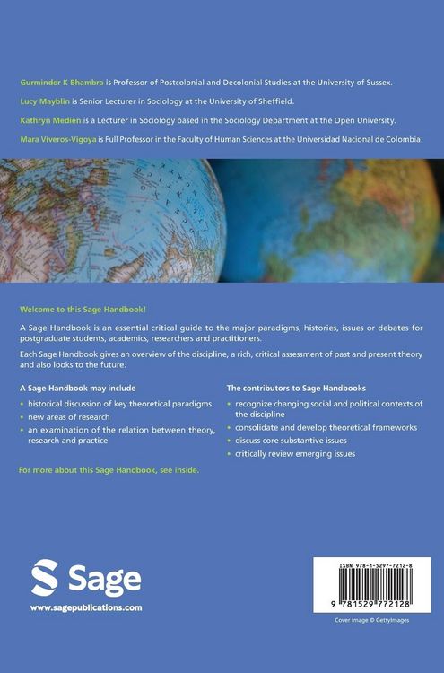 Produktbild: The Sage Handbook of Global Sociology