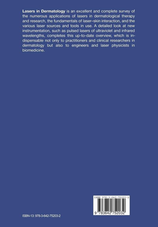 Produktbild: Lasers in Dermatology