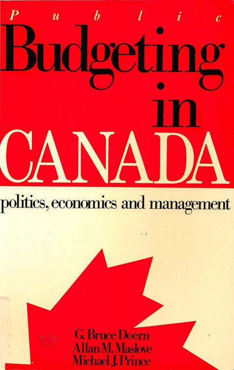 Produktbild: Public Budgeting in Canada