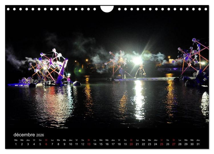 Produktbild: Lyon Magie de la lumi&egrave;re (Calendrier mural 2026 DIN A4 vertical), CALVENDO calendrier mensuel