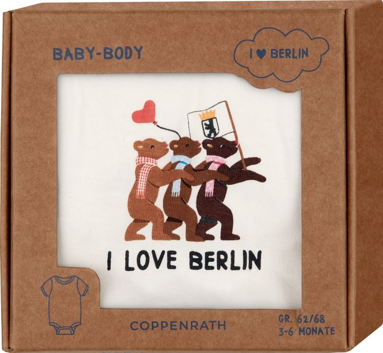 Produktbild: Baby-Body - I love Berlin, one size (Gr.62/68)
